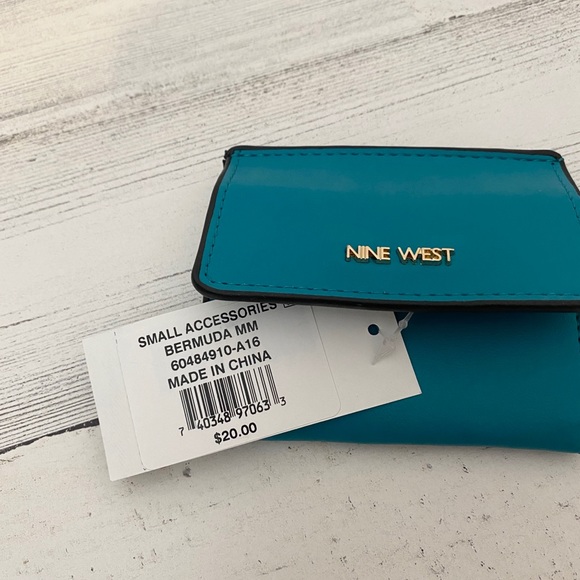 Nine West Coin Pouch Wallet - Turquoise - Picture 7 of 7